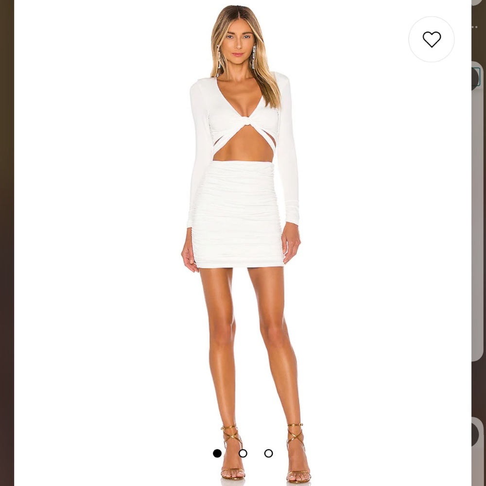 Super down Rubena Mini Dress Ivory